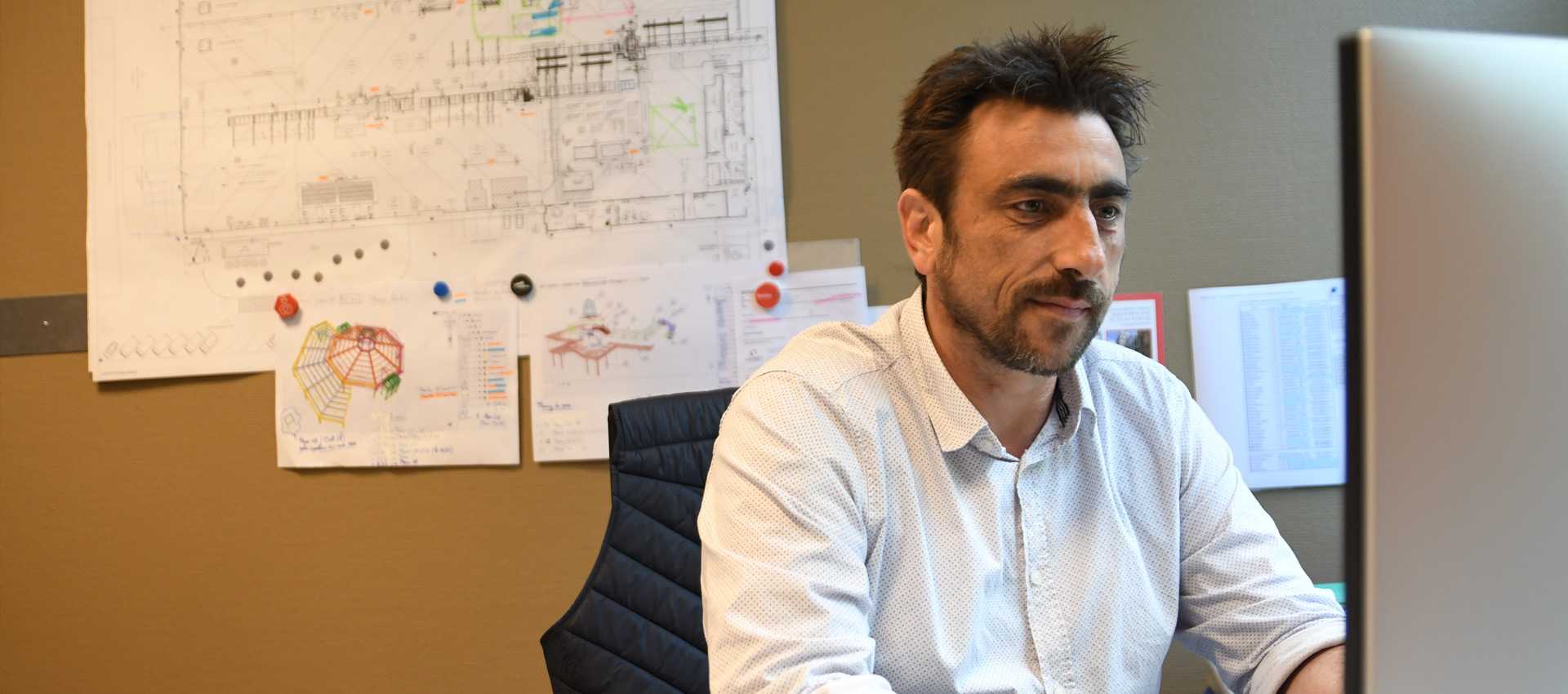 Aurélien, dessinateur-projeteur au bureau d’études